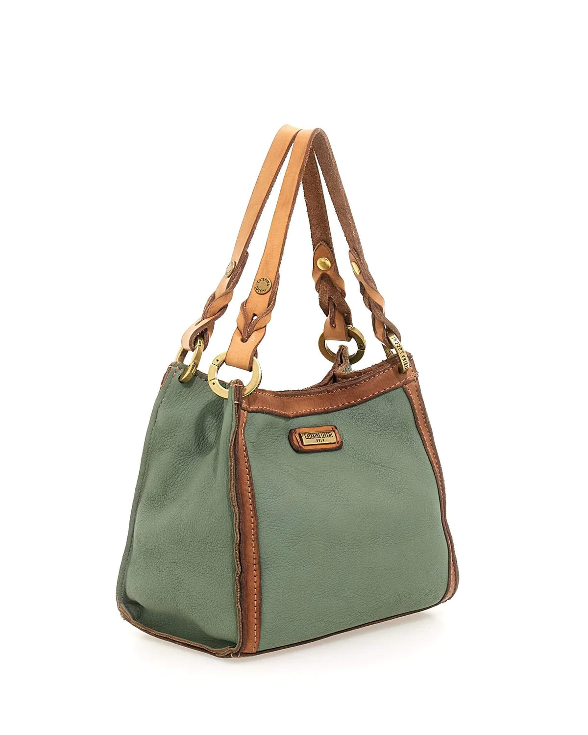 Anna Donne Small Shopping Bag - Verde Woman