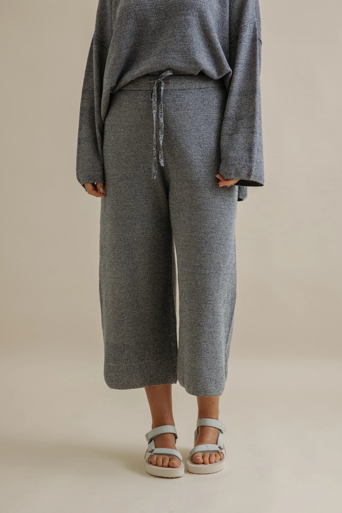 Retreat Cotton Twist Full Length Pant - Pool Combo