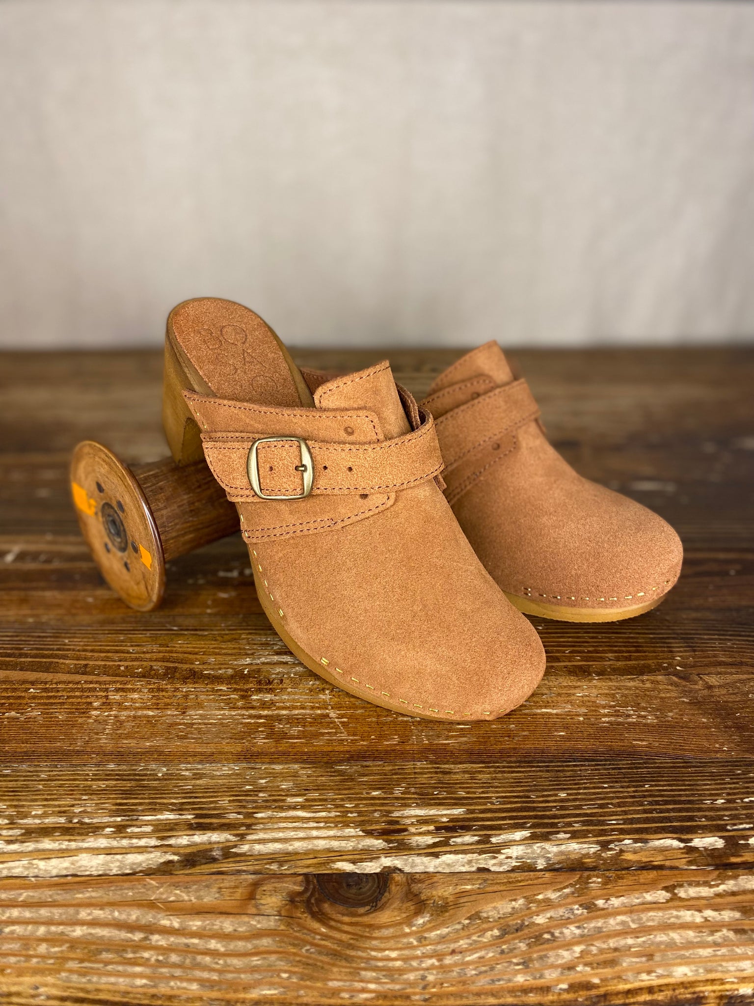 Calais High Clog - Noisette