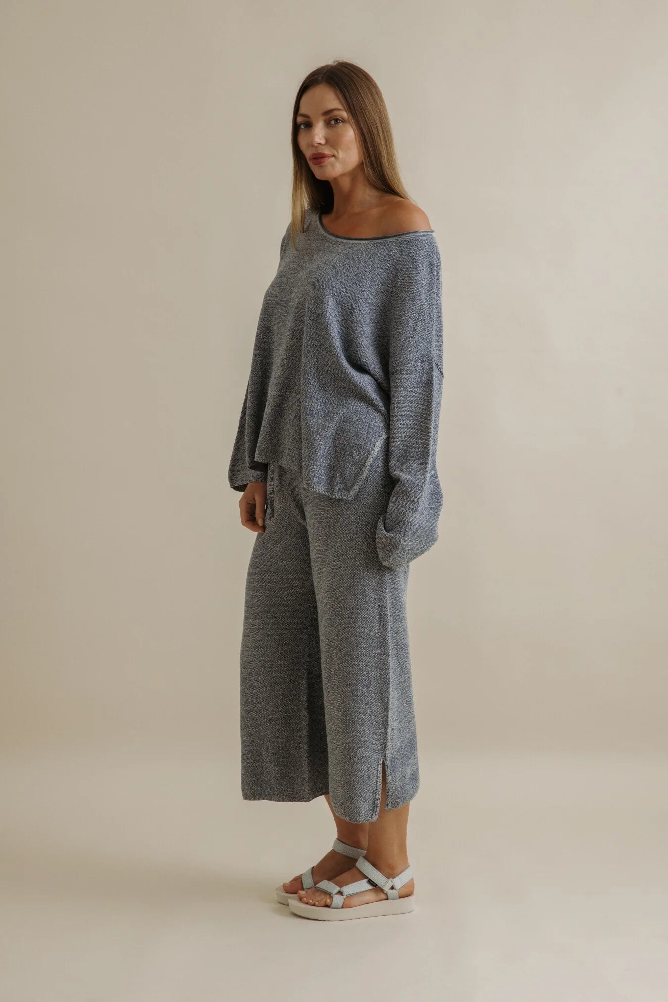 Retreat Cotton Twist Pullover - Pool Combo