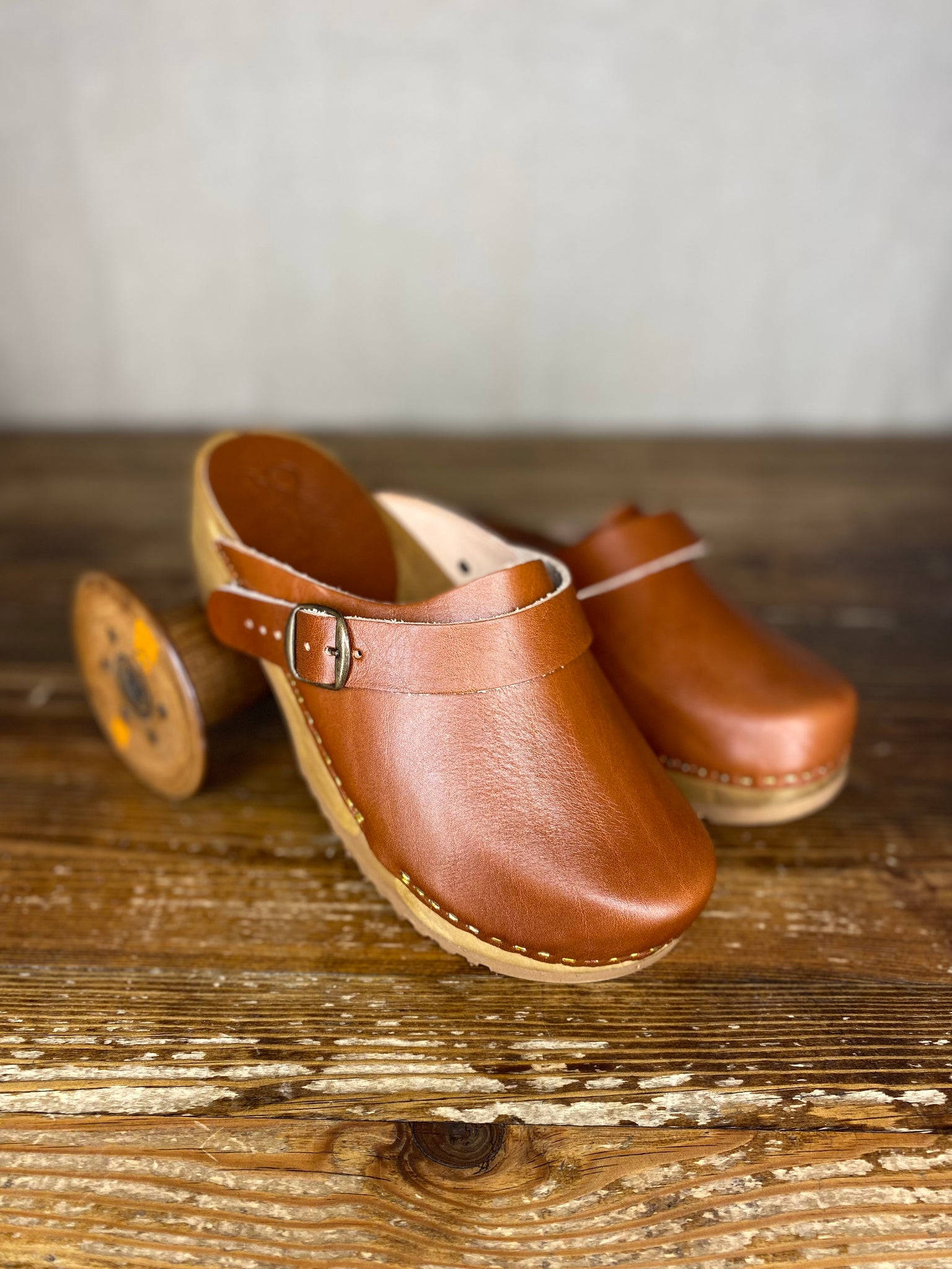 Amiens Clog - Cognac