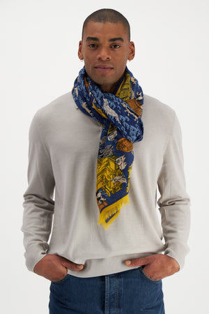 Central Park Yellow Wool Scarf