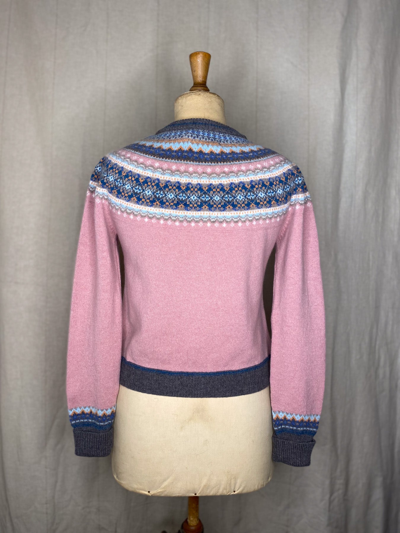 Alpine Short Cardigan - Vintage Pink
