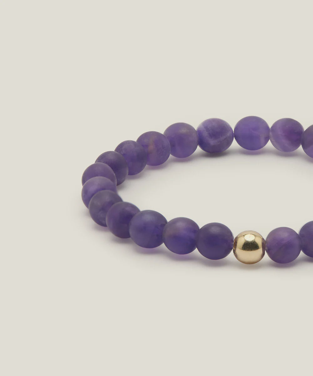Kids Peace Bracelet w Amethyst