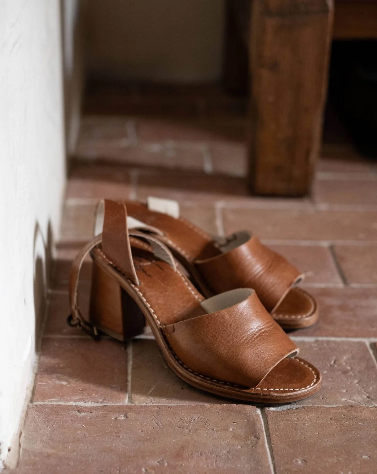 Lucia Peep Toe Heeled Sandal