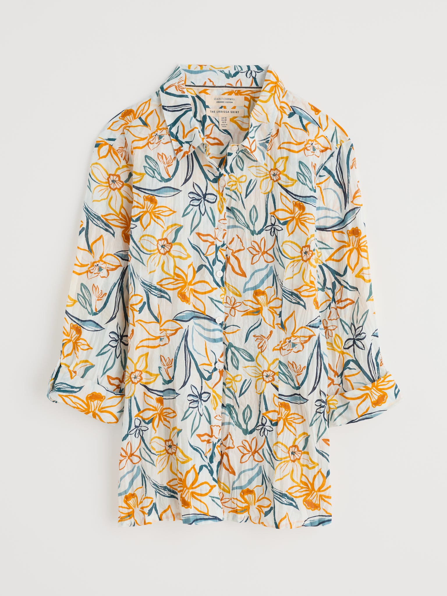 Larissa Shirt - Painted Daffodil Chalk