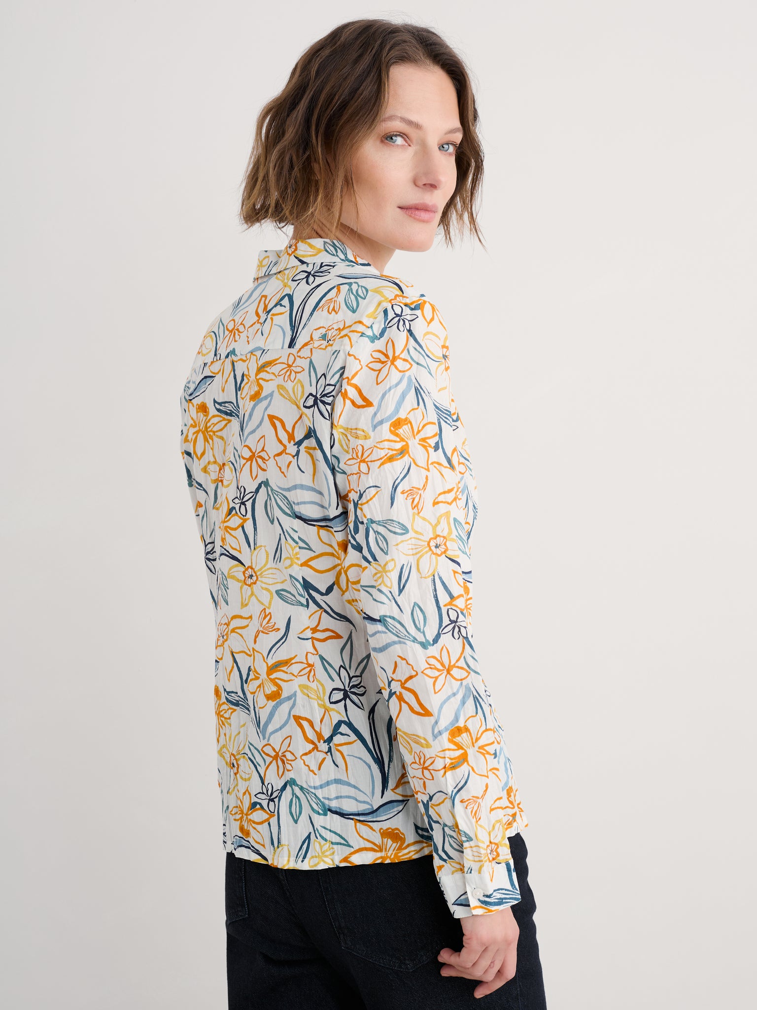 Larissa Shirt - Painted Daffodil Chalk