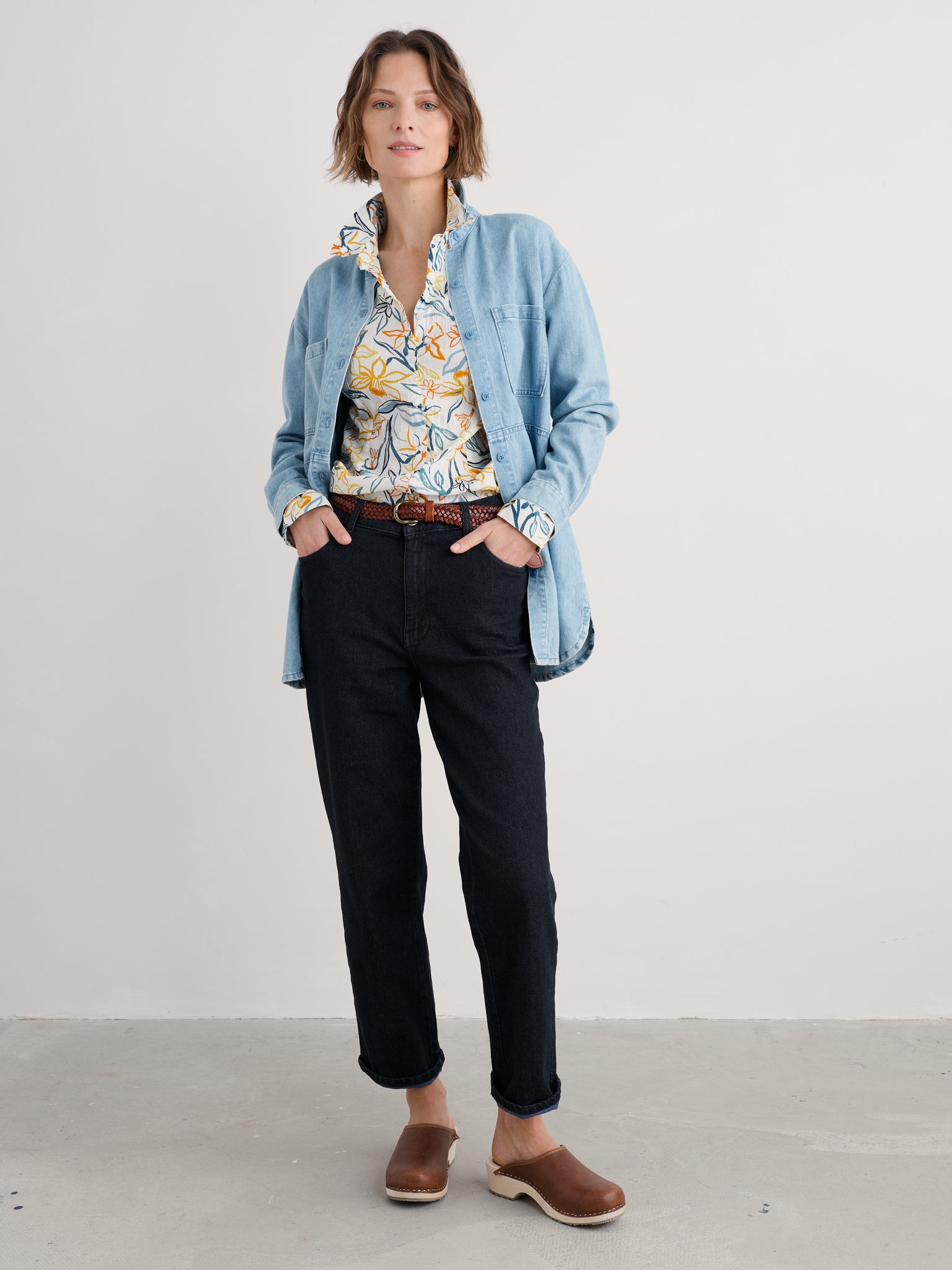 Larissa Shirt - Painted Daffodil Chalk