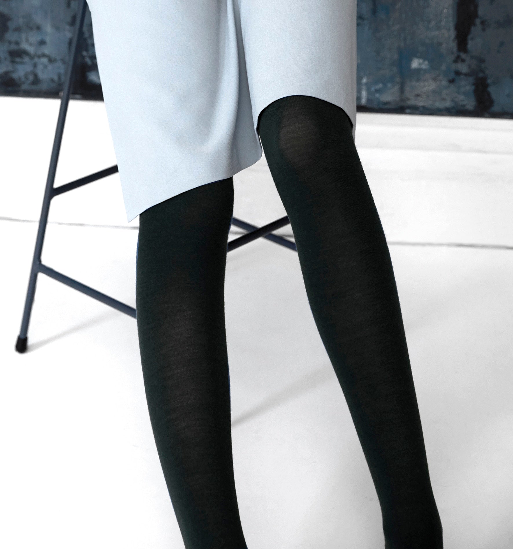 Luxe Merino Tights - Black