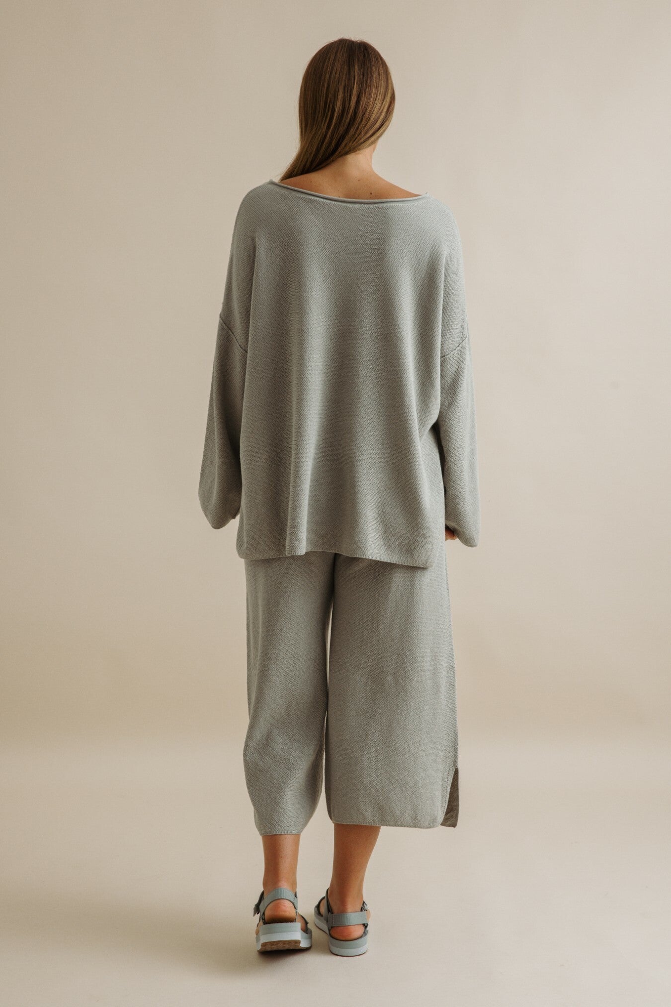 Retreat Cotton Twist Pullover - Thyme Combo