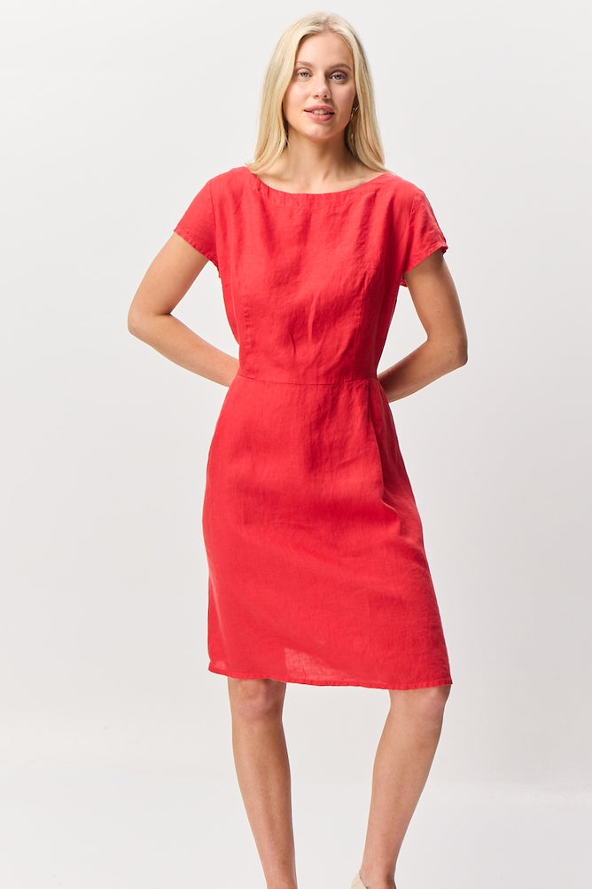 Coral Sea Dress - Red