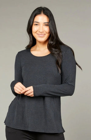 Long Sleeve Relaxed Top - Marle